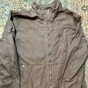Horny Toad Men's Brown Lightweight Canvas Jacket excellent condition